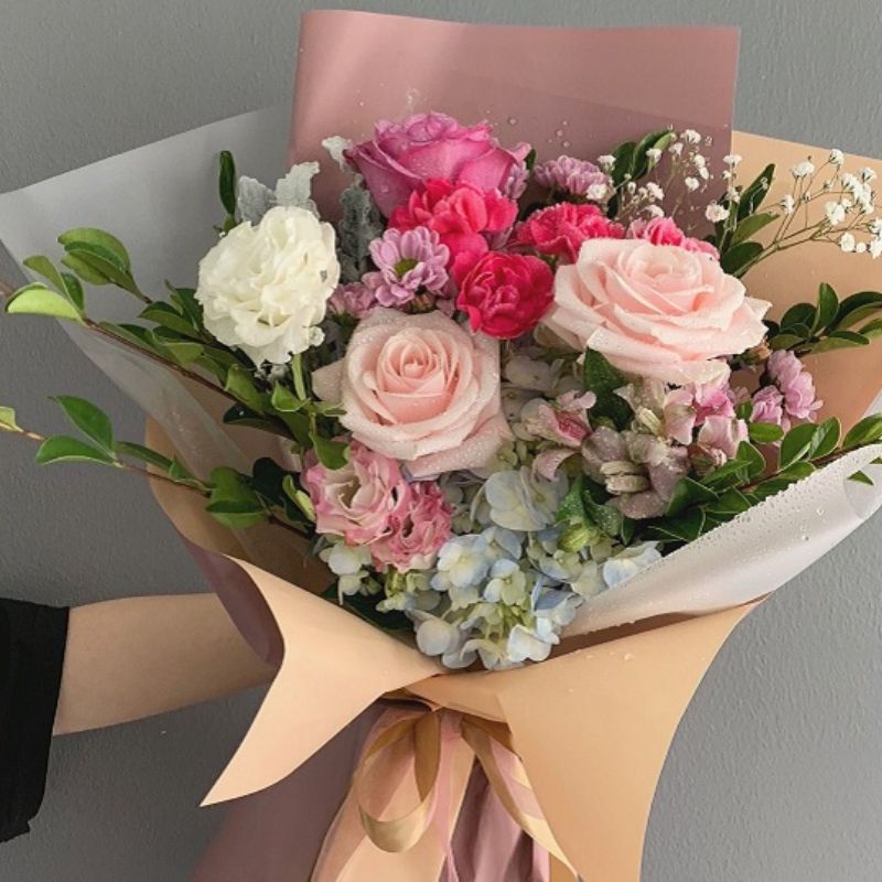Mẫu hoa bó ý nghĩa dành tặng mẹ 8/3