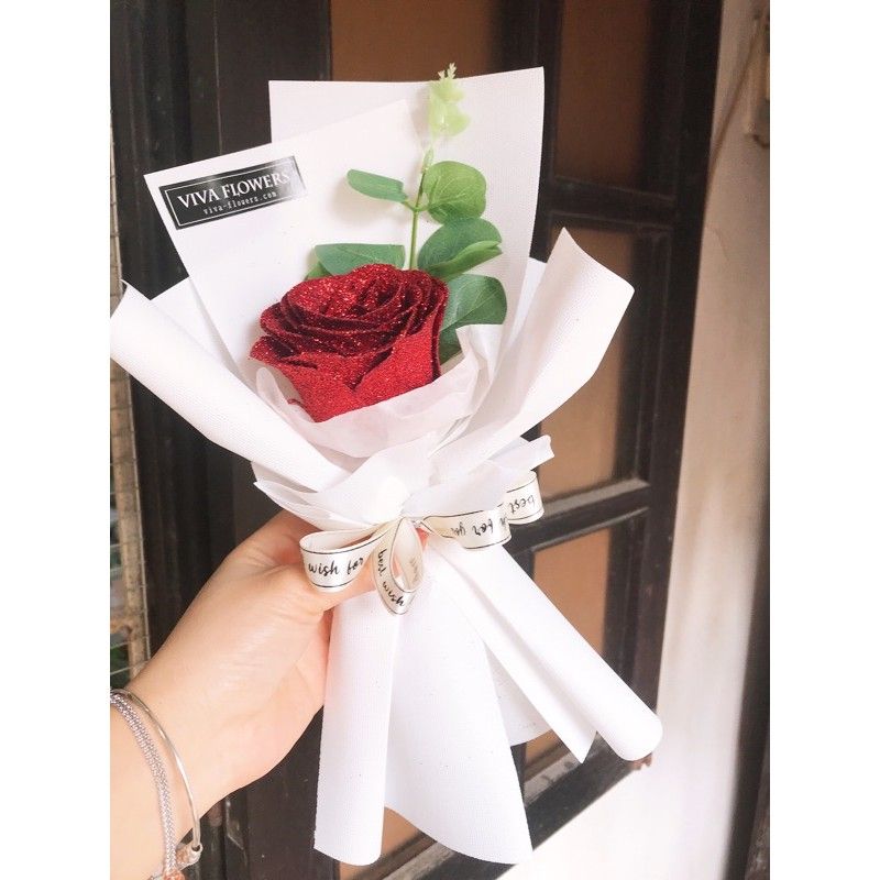 Hoa hồng đỏ bằng sáp