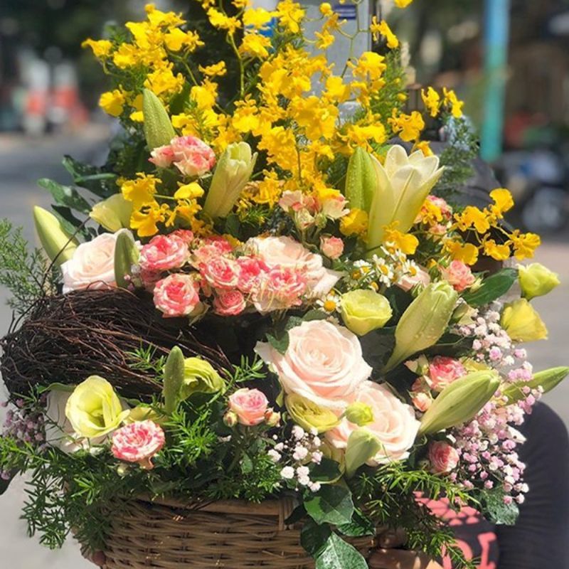 Nhiều loại hoa kết hợp