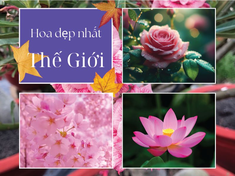 Top 33 loài hoa đẹp nhất thế giới và ý nghĩa của chúng